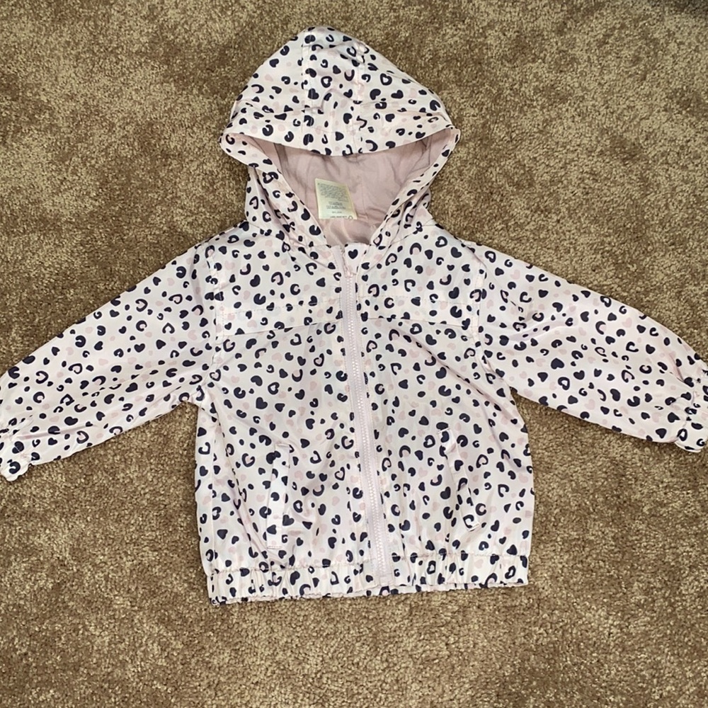 Cheetah raincoat